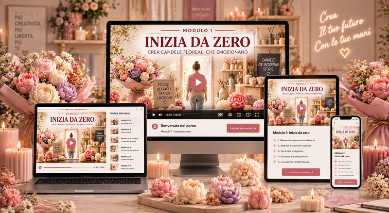 Curso de Velas Florales